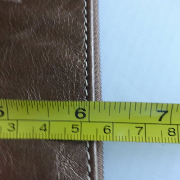 Giani Bernini leather copper color shoulder bag, top zipper closure very soft - Picture 9 of 16